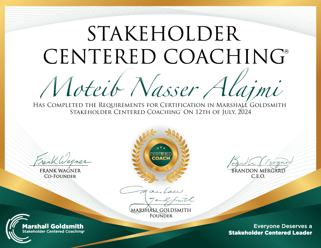 Stakeholder Centered Coaching Certificate